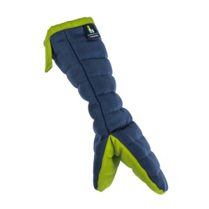 Rękawica pikowana granatowo-zielona